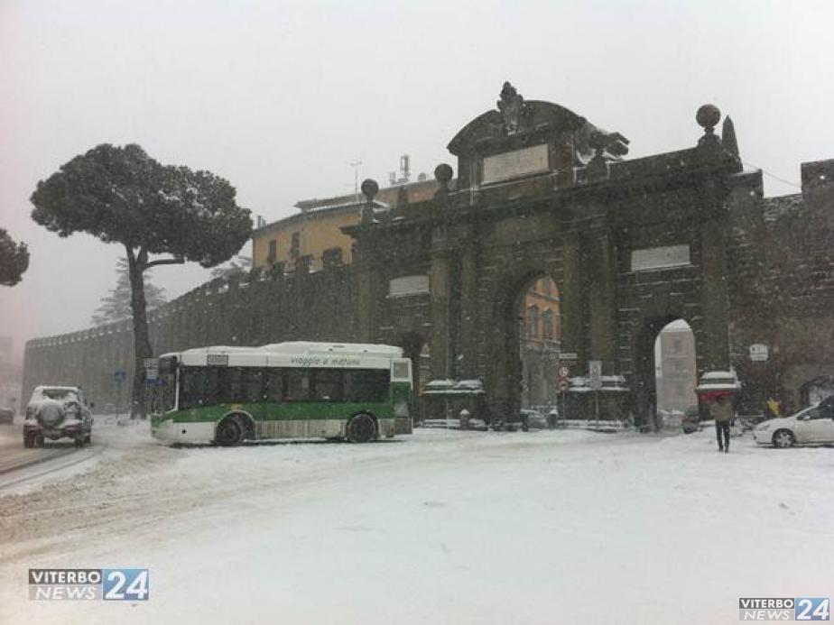 Viterbo ancora sotto la bufera