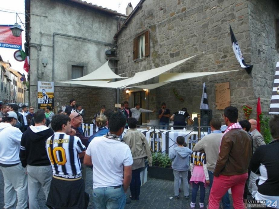 Grande festa a Pianoscarano per la Juve e Leonardo Bonucci