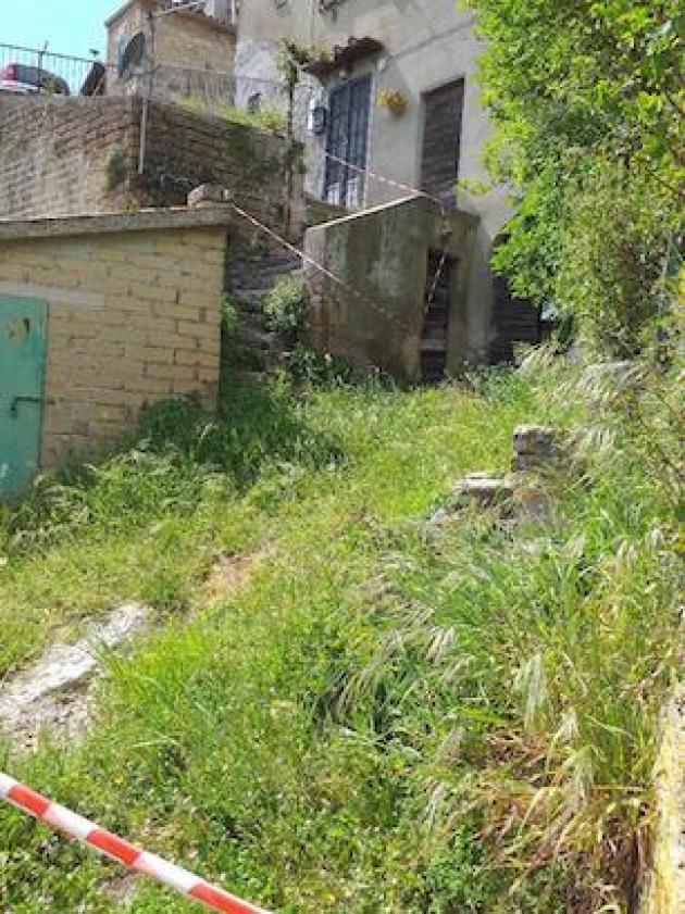Viterbo News 24 – Pericolante il vicolo San Giovanni a Latera