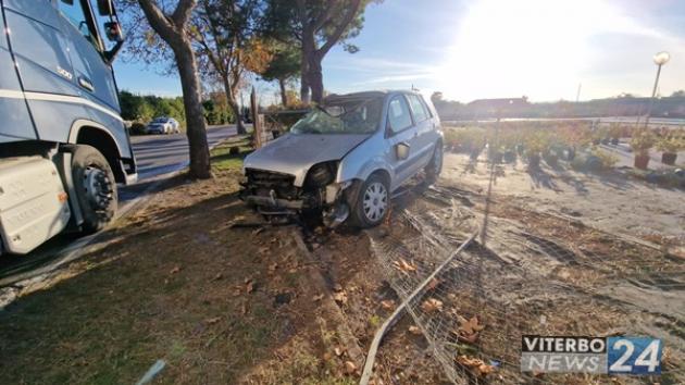 Viterbo News 24 – Scontro mortale in strada Bagni